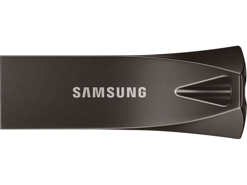 Samsung USB-Stick Bar Plus Titan 512 GB USB-Stick mit 512 GB Speicherkapazität und 400 MB/s Lesegeschwindigkeit