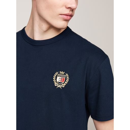 Tommy Jeans Crest Flag T-shirt, Dark Night Navy, XL