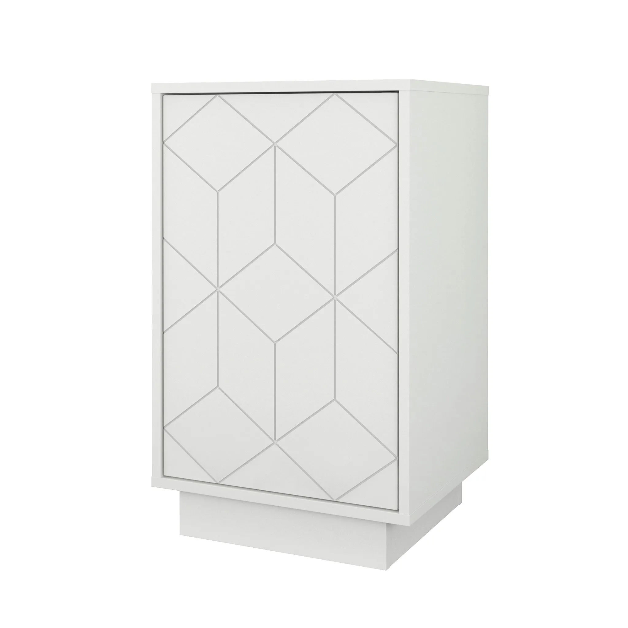 Nexera Table de Nuit - Blanc