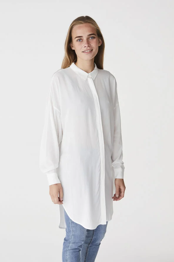 Soft Rebels Freedom LS Long Shirt Snow white / off white
