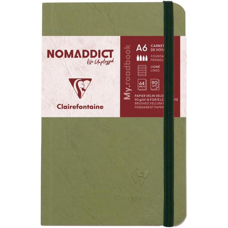 Roadbook Age Bag carnet brochure à élastique 9x14cm 128 pages ligné Couleur aléatoire - Assortis