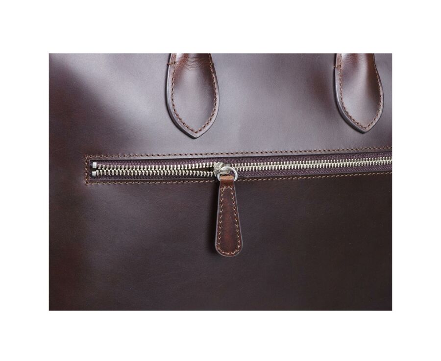 Porte-documents homme en cuir Chocolat - WILLINGTON
