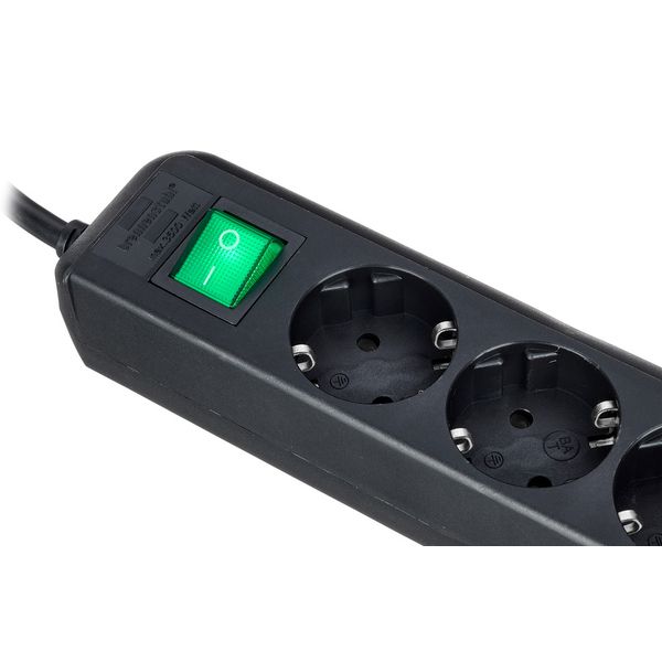 Brennenstuhl Eco-L 3 Way Split Sw 5m BK