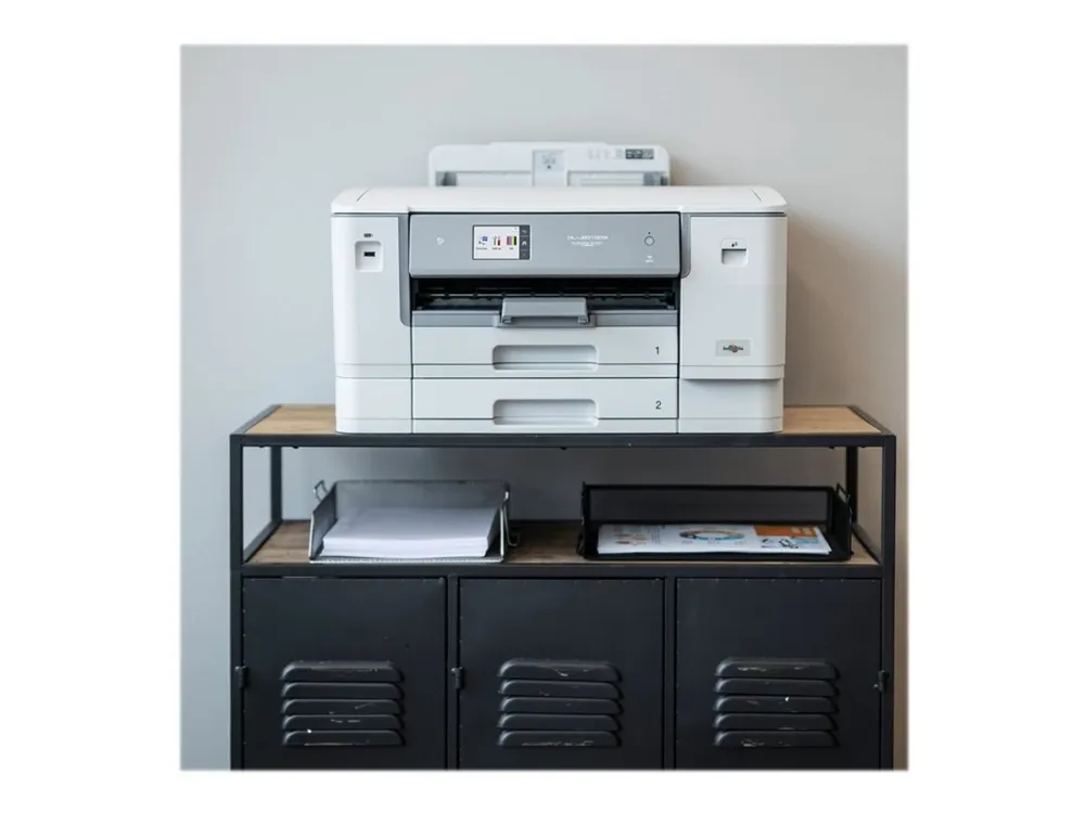Brother HL-J6010DW - Printer - farve - Duplex - blækprinter - A3/Ledger - 1200 x 4800 dpi - op til 30 spm (mono) / op til 30 spm (farve) - kapacitet: 600 ark - USB 2.0, LAN, Wi-Fi(n), USB 2.0 vært, NFC