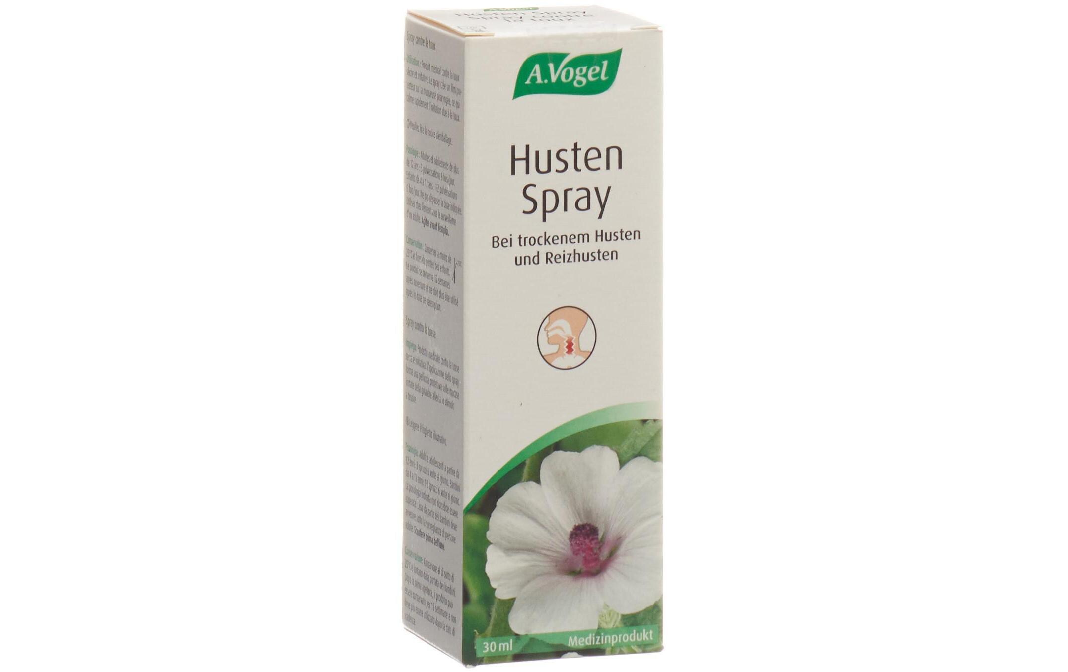 Husten-Spray 30 mlSpray ideal bei trockenem Husten und Reizhusten
