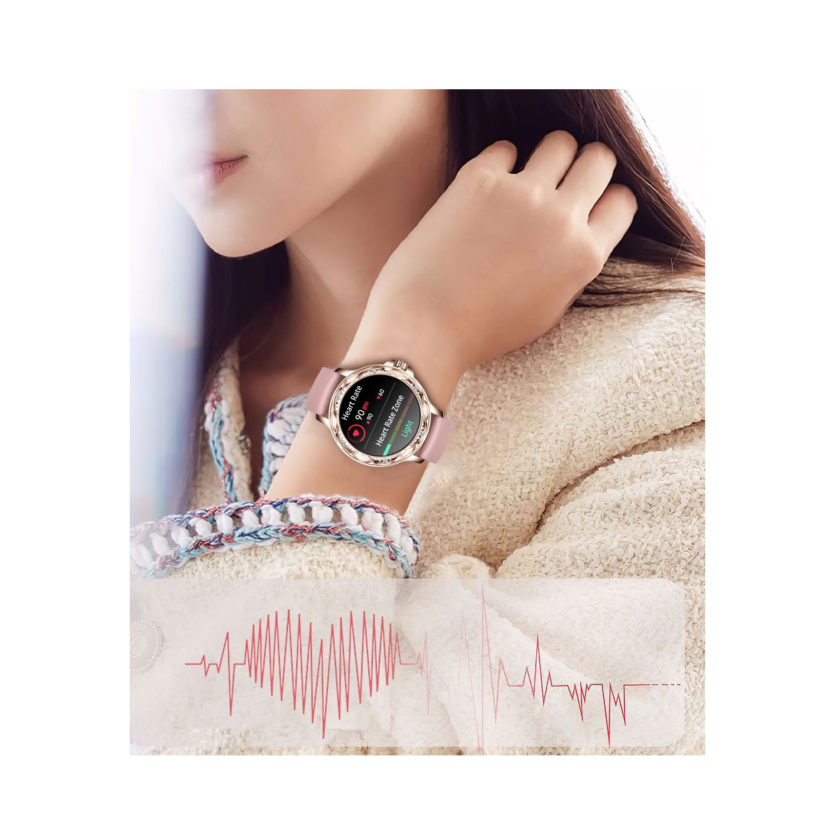 Smart Watch Fitness Tracker für Frauen 1.2