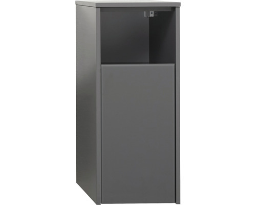 Pelipal xpressline 3261 grijs highboard met glazen front BxHxD 30 x 72 x 33 cm