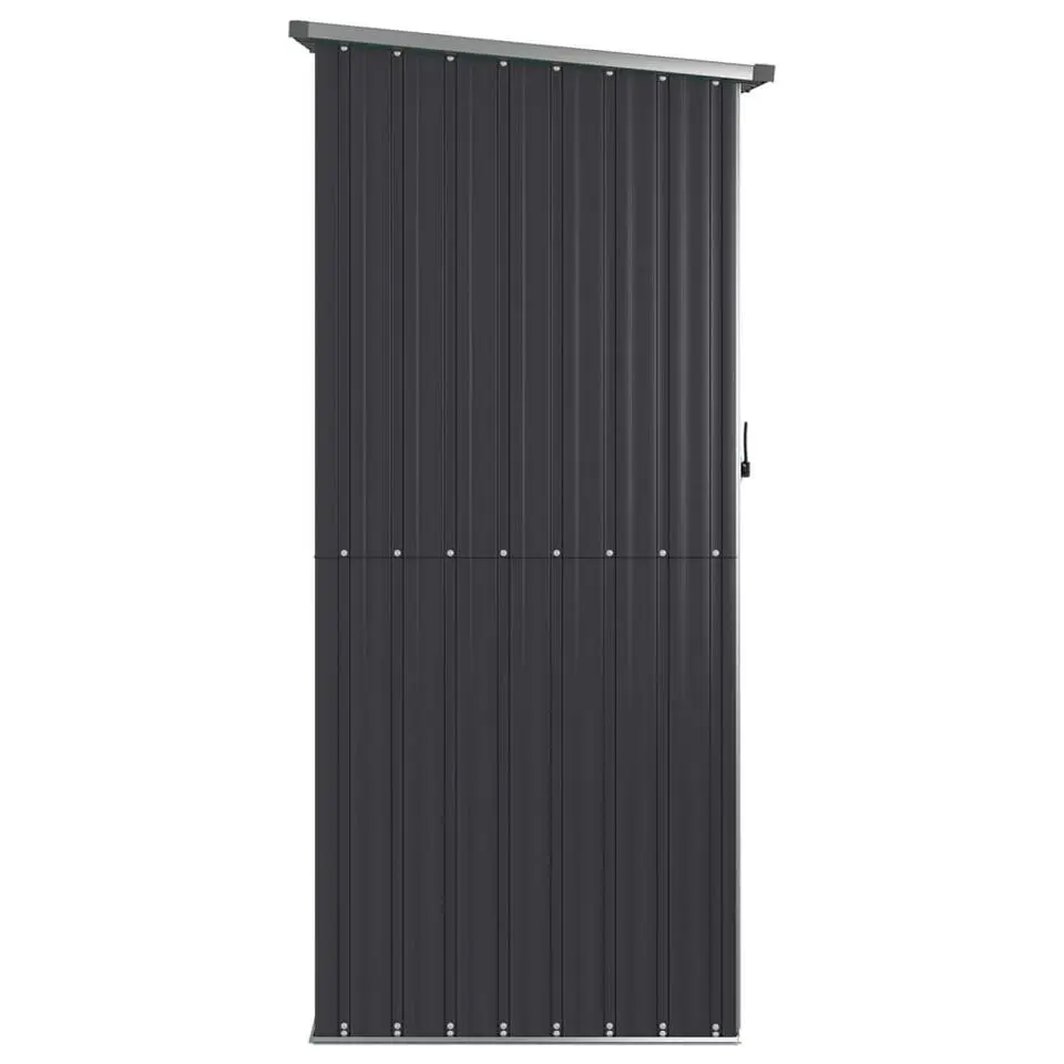 vidaXL - Tuinschuur - Antraciet - Staal