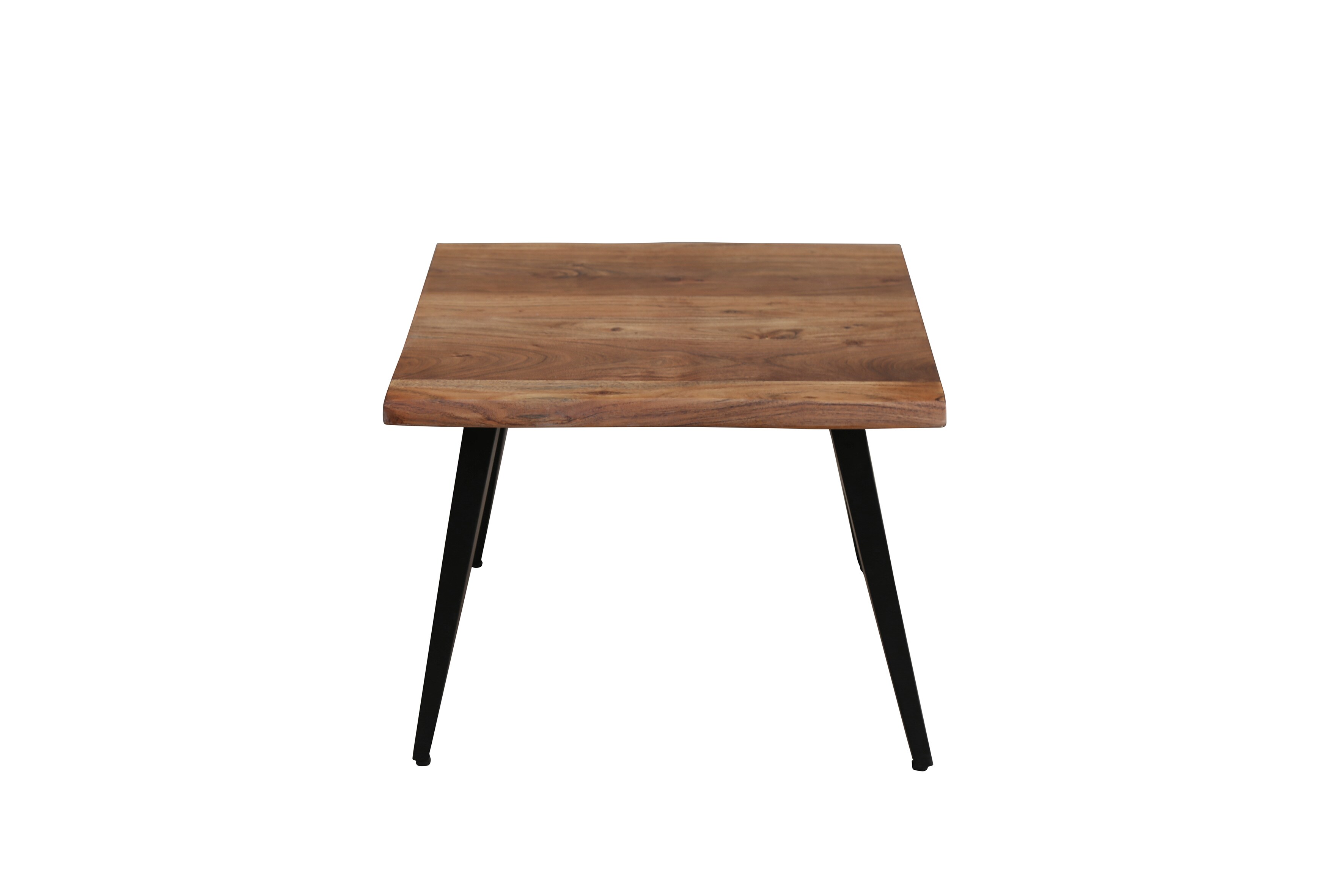 byLIVING Couchtisch CADDY, Breite 60 cm, Akazie natur/schwarz, Baumkante