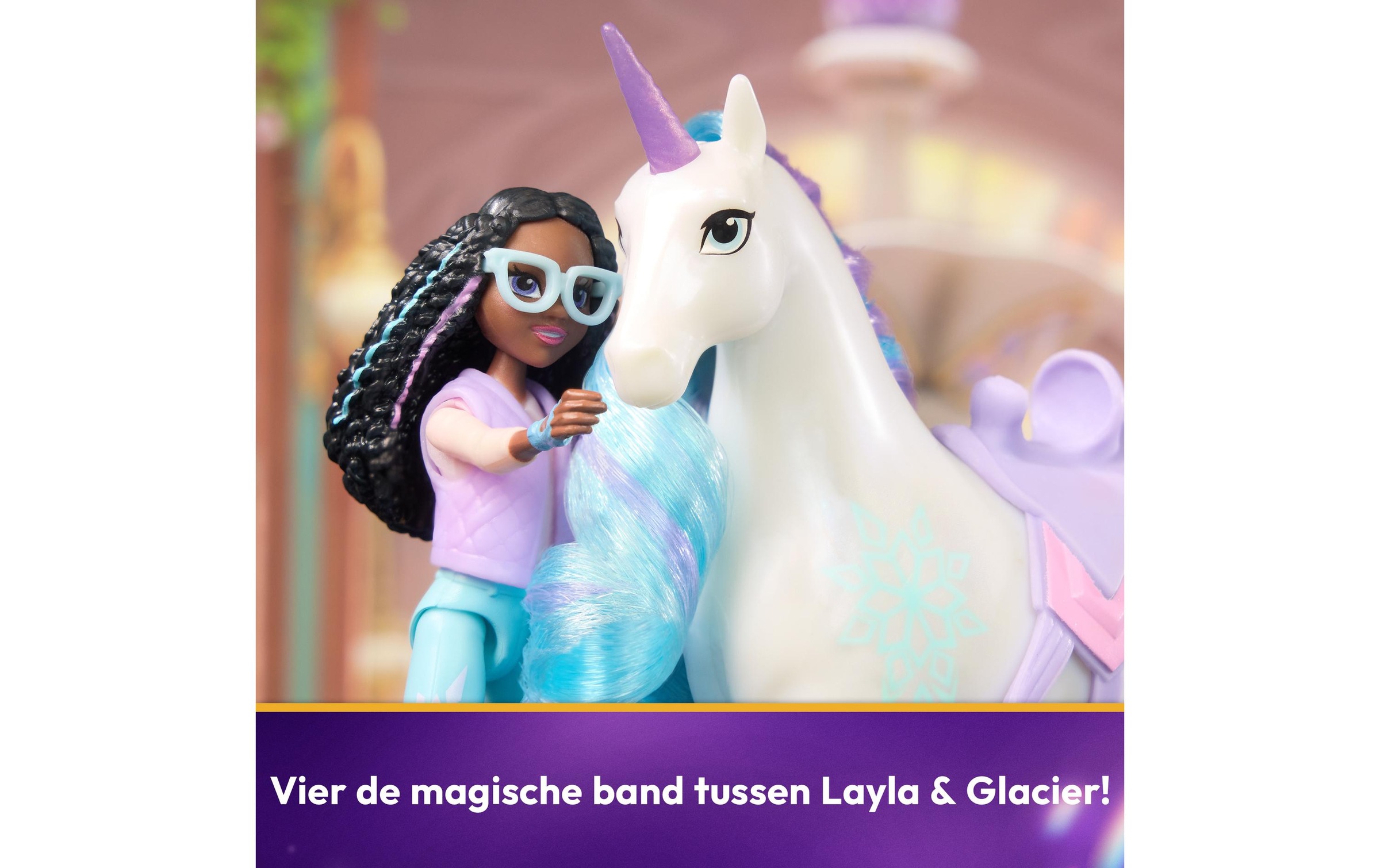 Spin Master Anziehpuppe »Unicorn Academy Layla Doll & Glacier Unicorn«