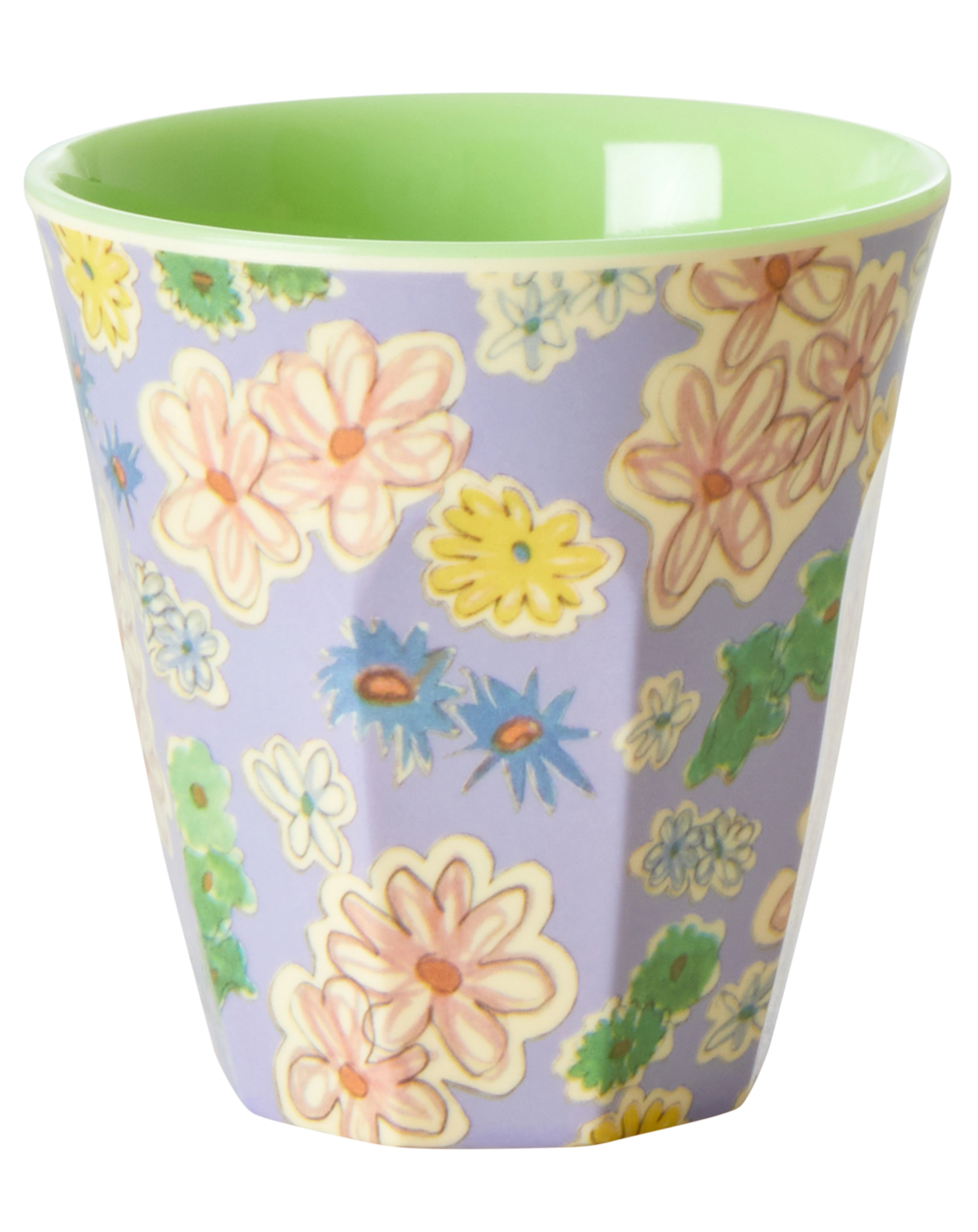 Melamin-Becher YIPPIE YIPPIE YEAH PRINT - SMALL 6er-Pack in bunt