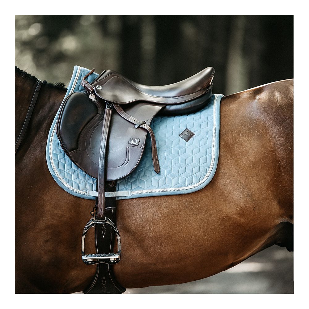 Kentucky VELVET - Tapis de dressage bleu clair