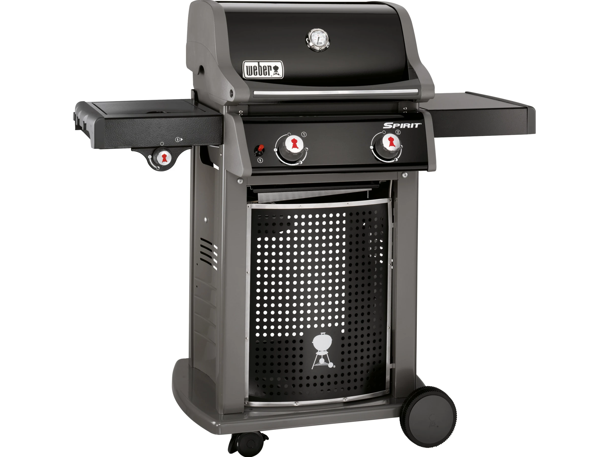 Weber Gasgrill Spirit E-220 Classic mit 2 Brennern und Seitenbrenner Schwarz