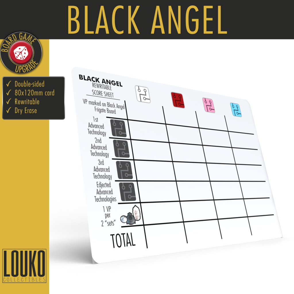 Black Angel - Feuille de score réinscriptible