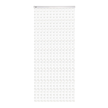 Livn deurgordijn Beats transparant/wit 100x230 cm