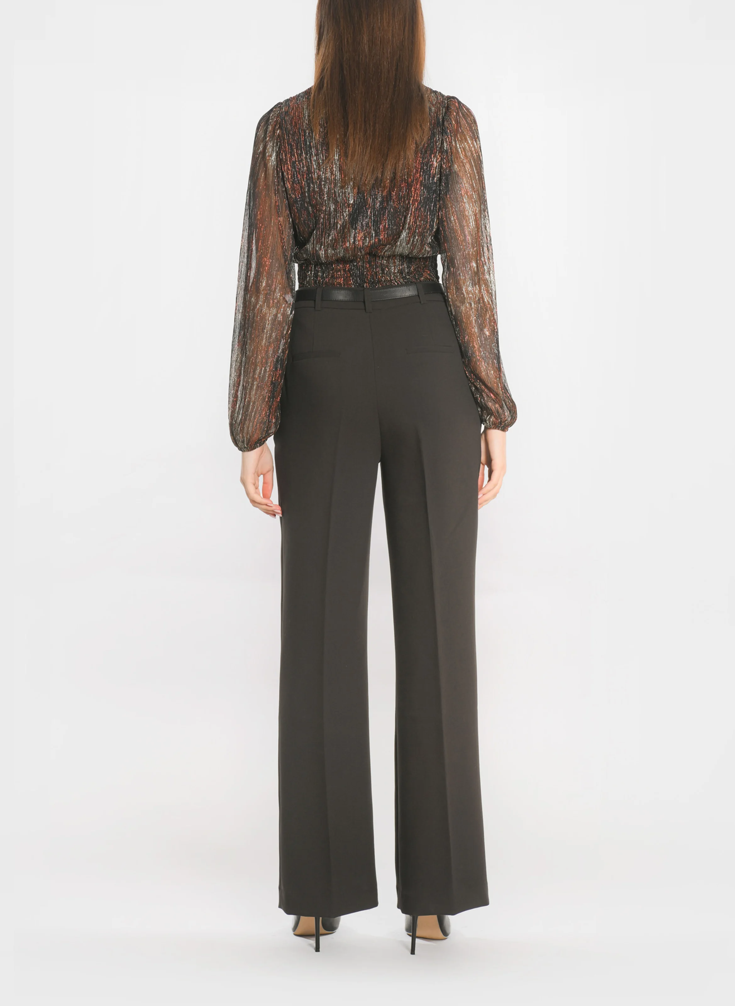 BRITNEY - Pantalon droit | Marron
