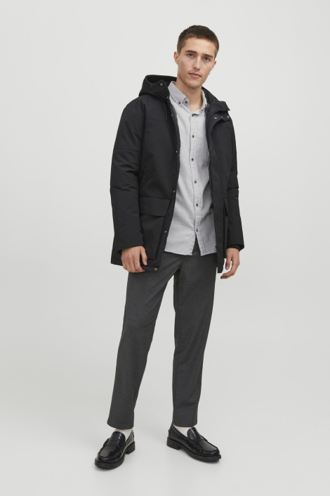 Jack & Jones grijze heren overhemd