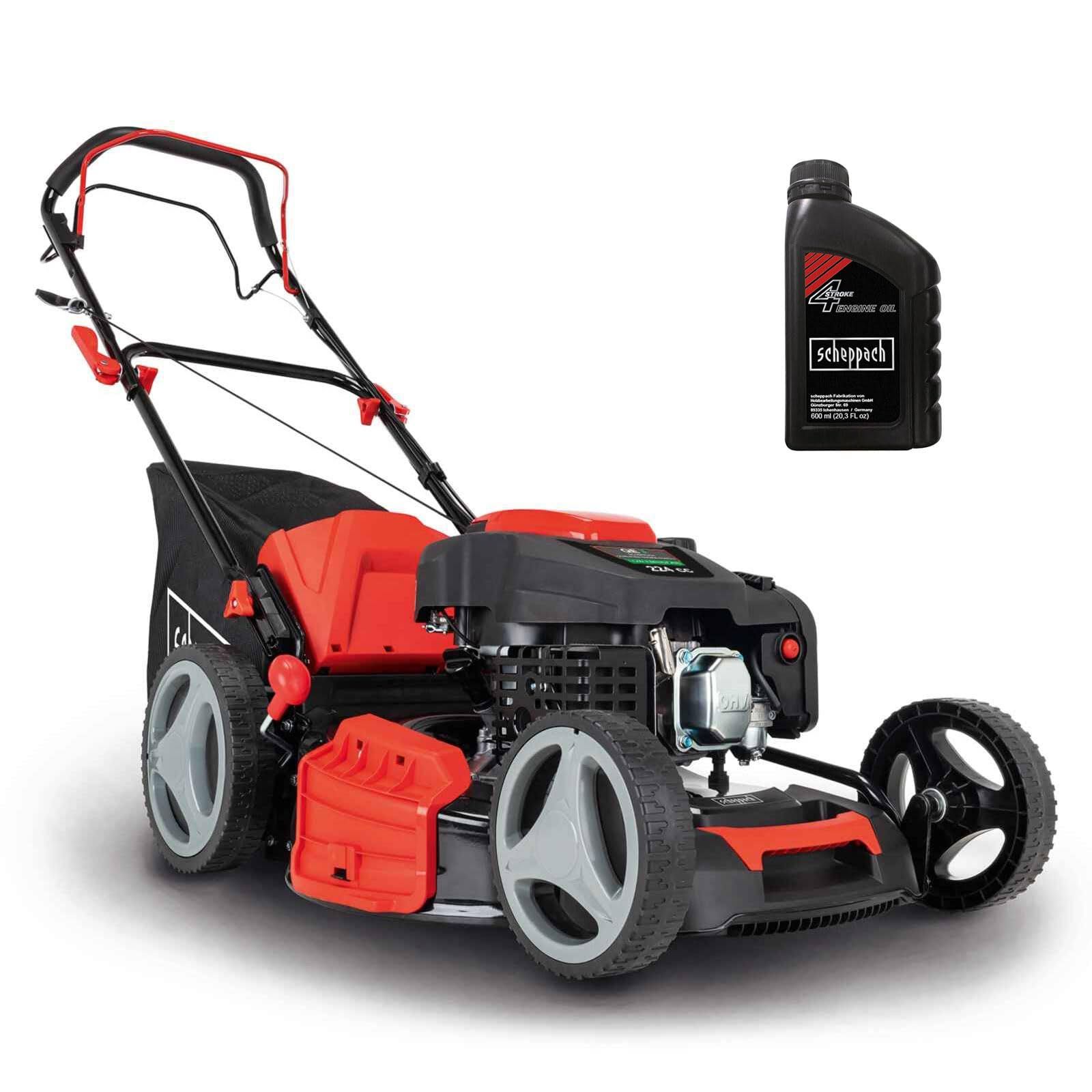 Scheppach Benzin Rasenmäher MS230-53 6PS Leistung mit Antrieb 53cm Schnittbreite