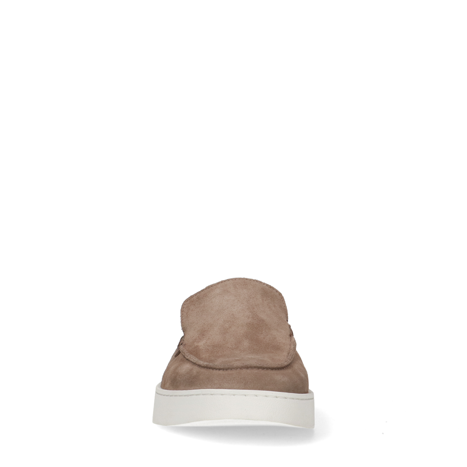 Taupe suède loafers