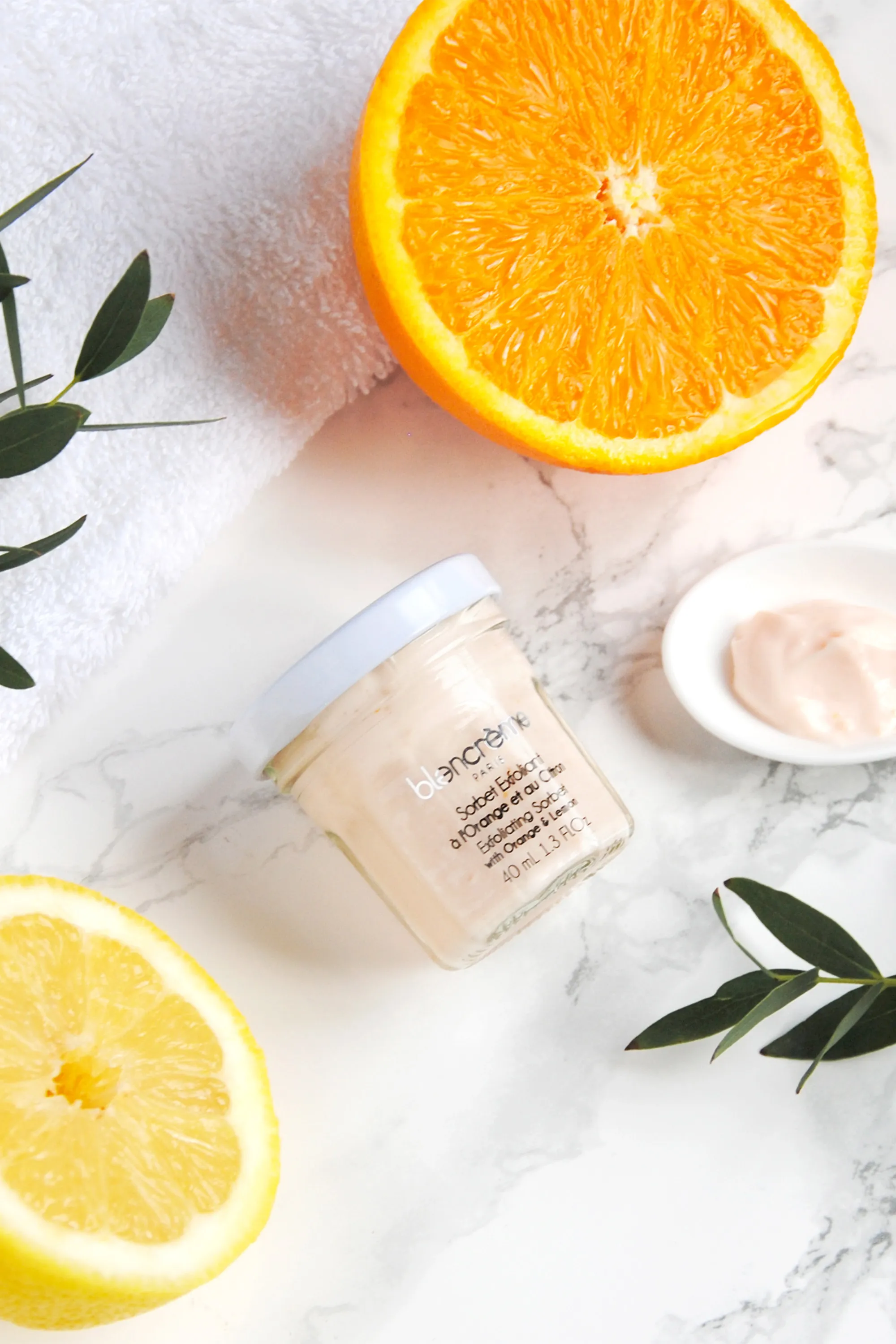 Blancrème Sorbet exfoliant visage orange & citron-40 ml