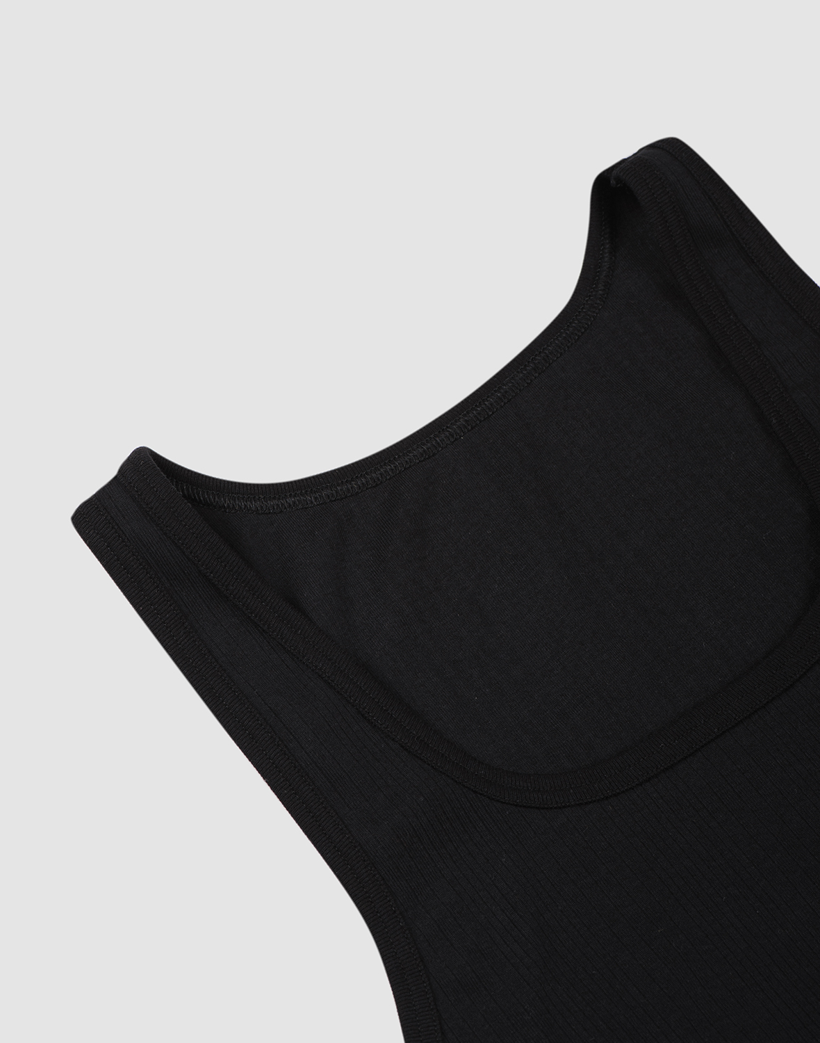 Tanktop van katoen voor heren in Zwart