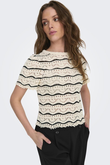 Only beige dames t-shirt