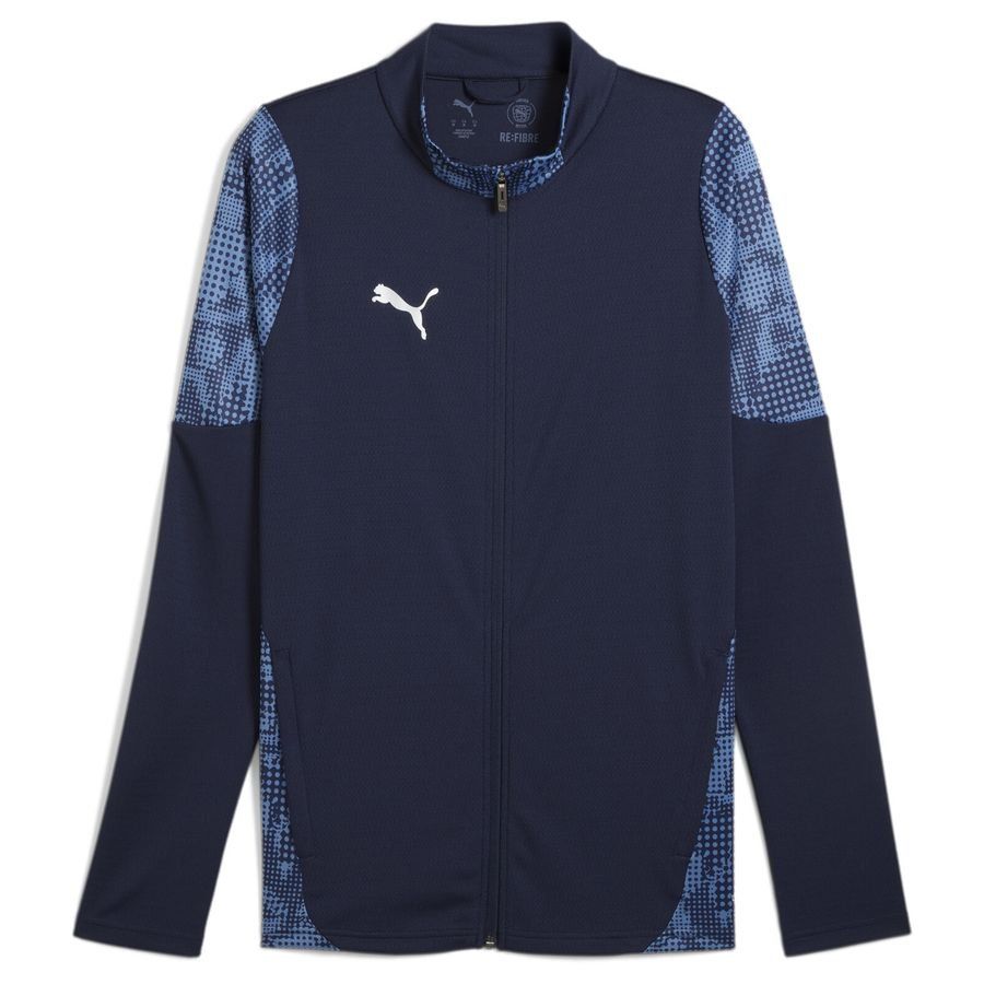 PUMA Veste d'Entraînement teamCUP - PUMA Navy/Argenté/Bleu