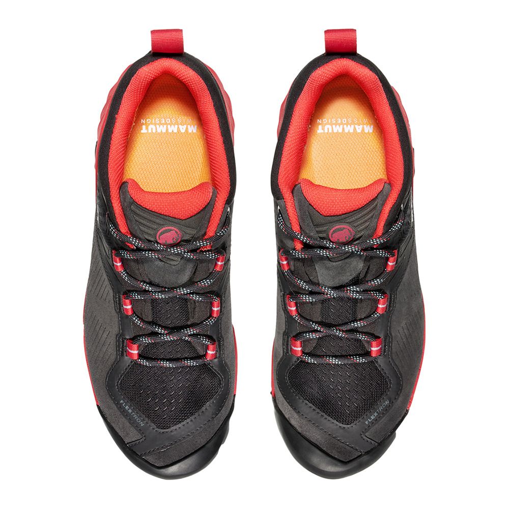 Mammut SAPUEN LOW GTX - Chaussures randonné Femme black/sunset
