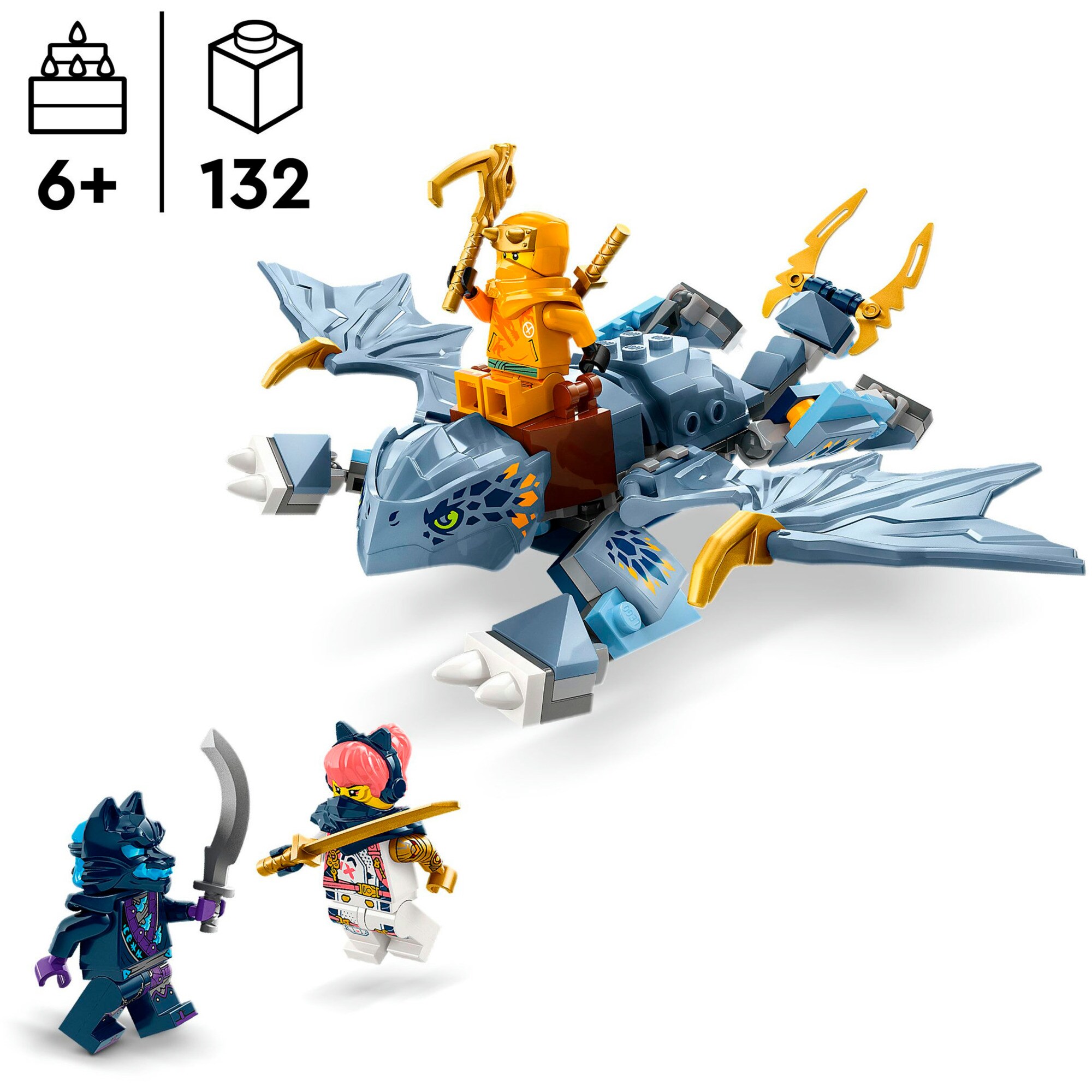 LEGO Konstruktionsspielzeug Ninjago Riyu der Babydrache