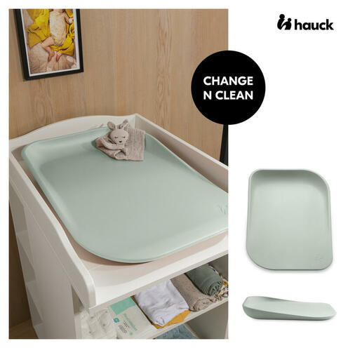 Matelas à langer Change N Clean - Vert Sage - HAUCK