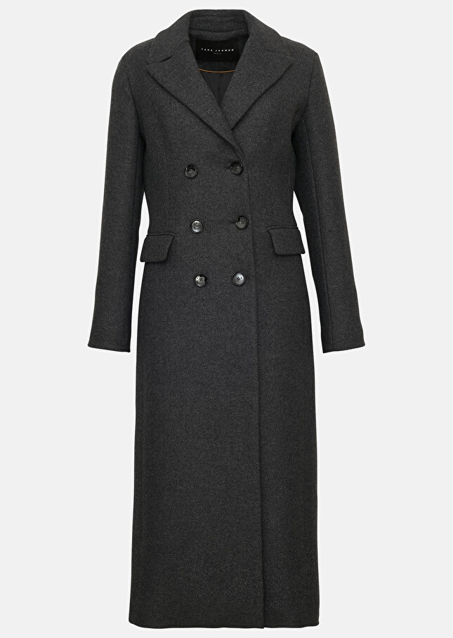 Manteau Marziagris en drap caban