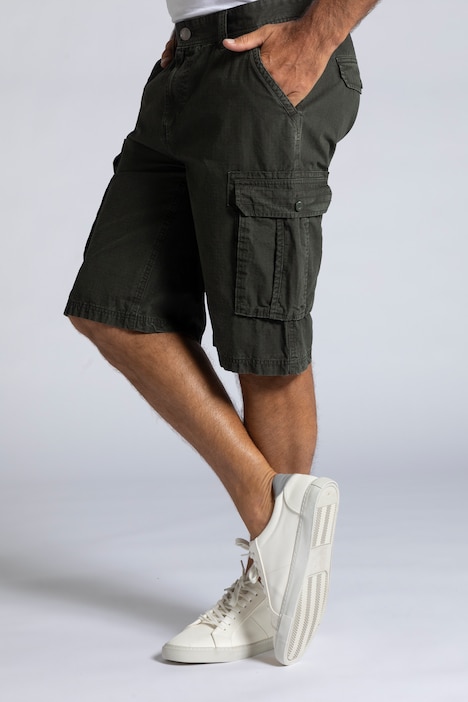 Cargo-Bermuda, 6 Pockets, gerades Bein