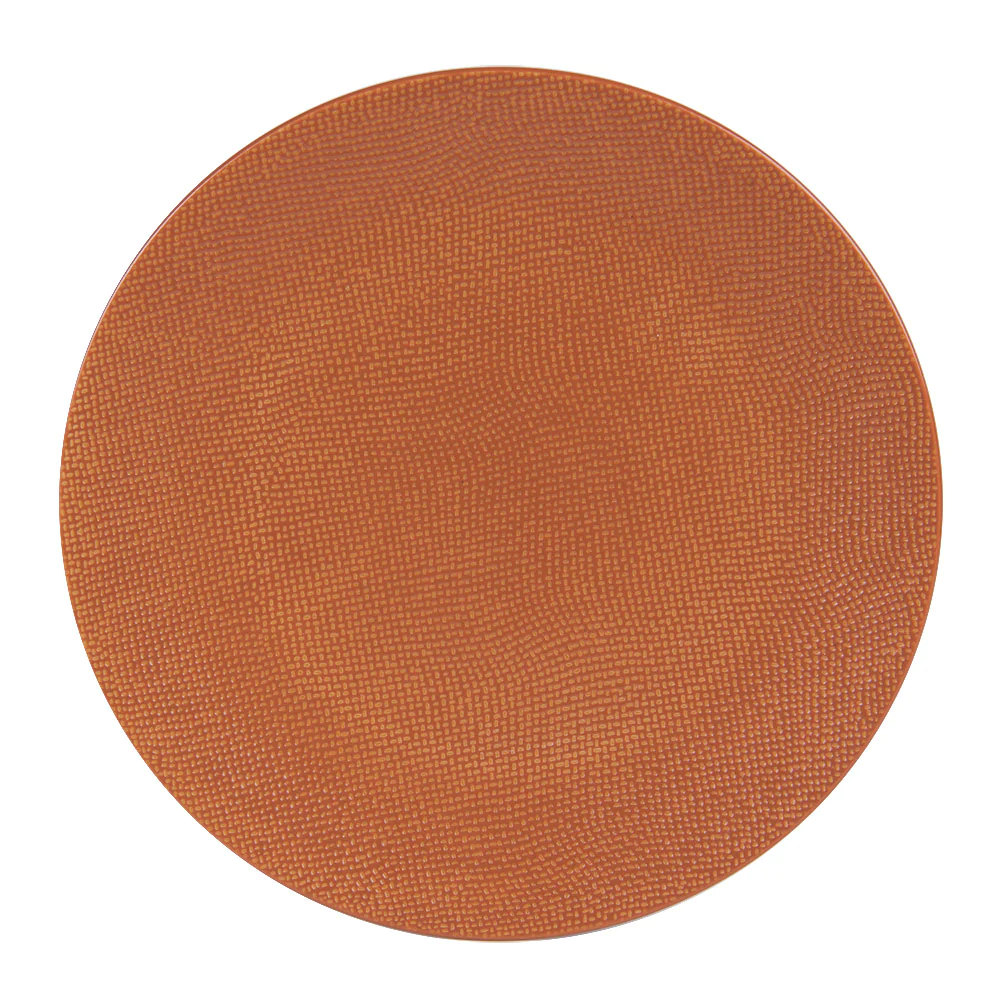 Assiette plate Vésuvio terra 27 cm (lot de 6) Table passion