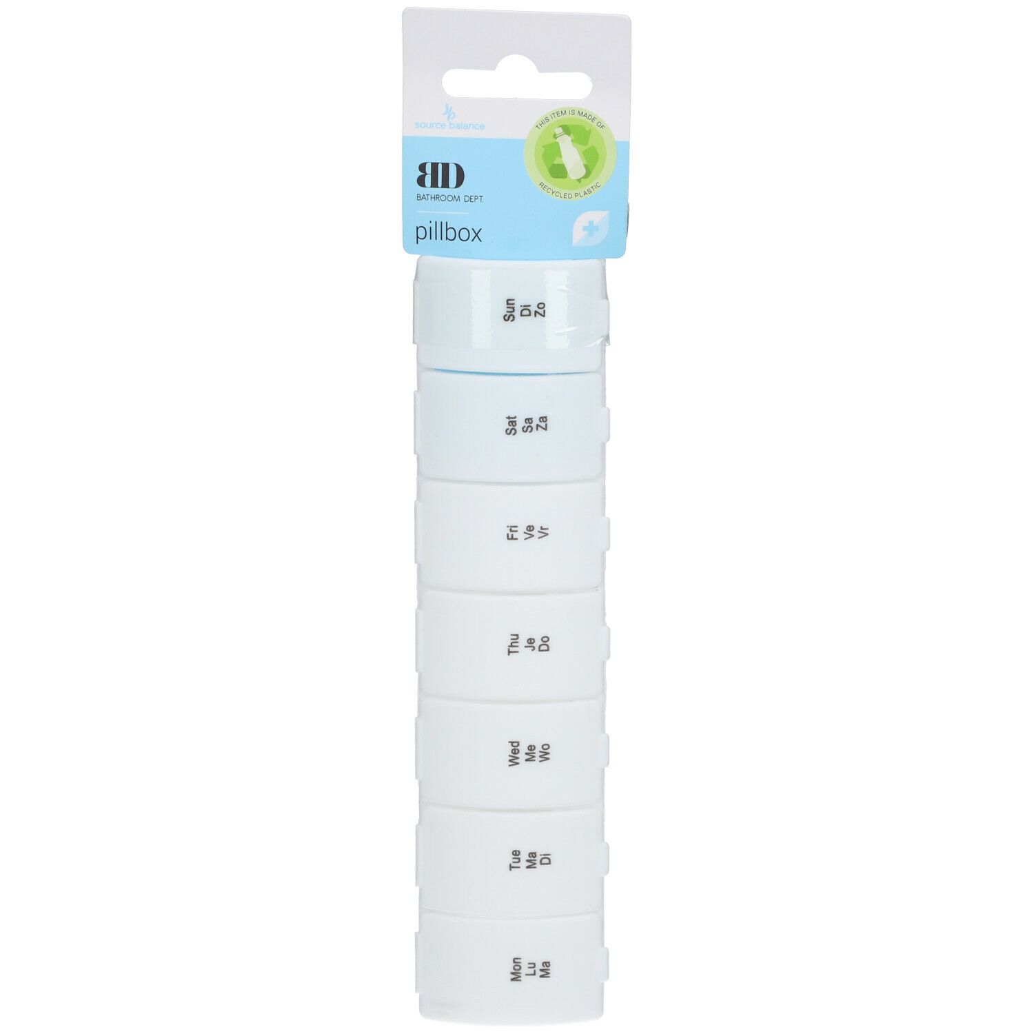 Pillendose matt 7 Fächer