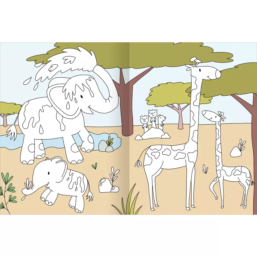 arsEdition Mein großes buntes Malbuch - Tiere