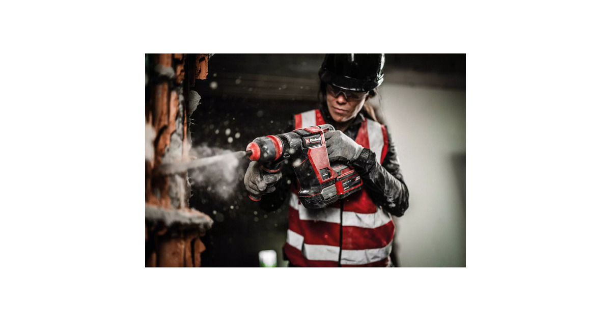 EINHELLProfessionele Accu-breekhamer TP-DH 18/4 Li BL - Solo  (Zwart/rood, Accu en oplader niet inbegrepen)