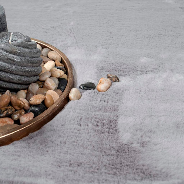 Carpet City Hochflor-Teppich »TOPIA400« rund 21 mm Höhe besonders weich und kuschelig durch Polyester, Uni-Farben