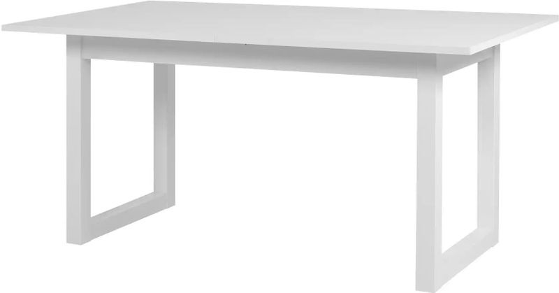 Eettafel Damian - Wit - 160/200 x 90 cm - Verlengbaar