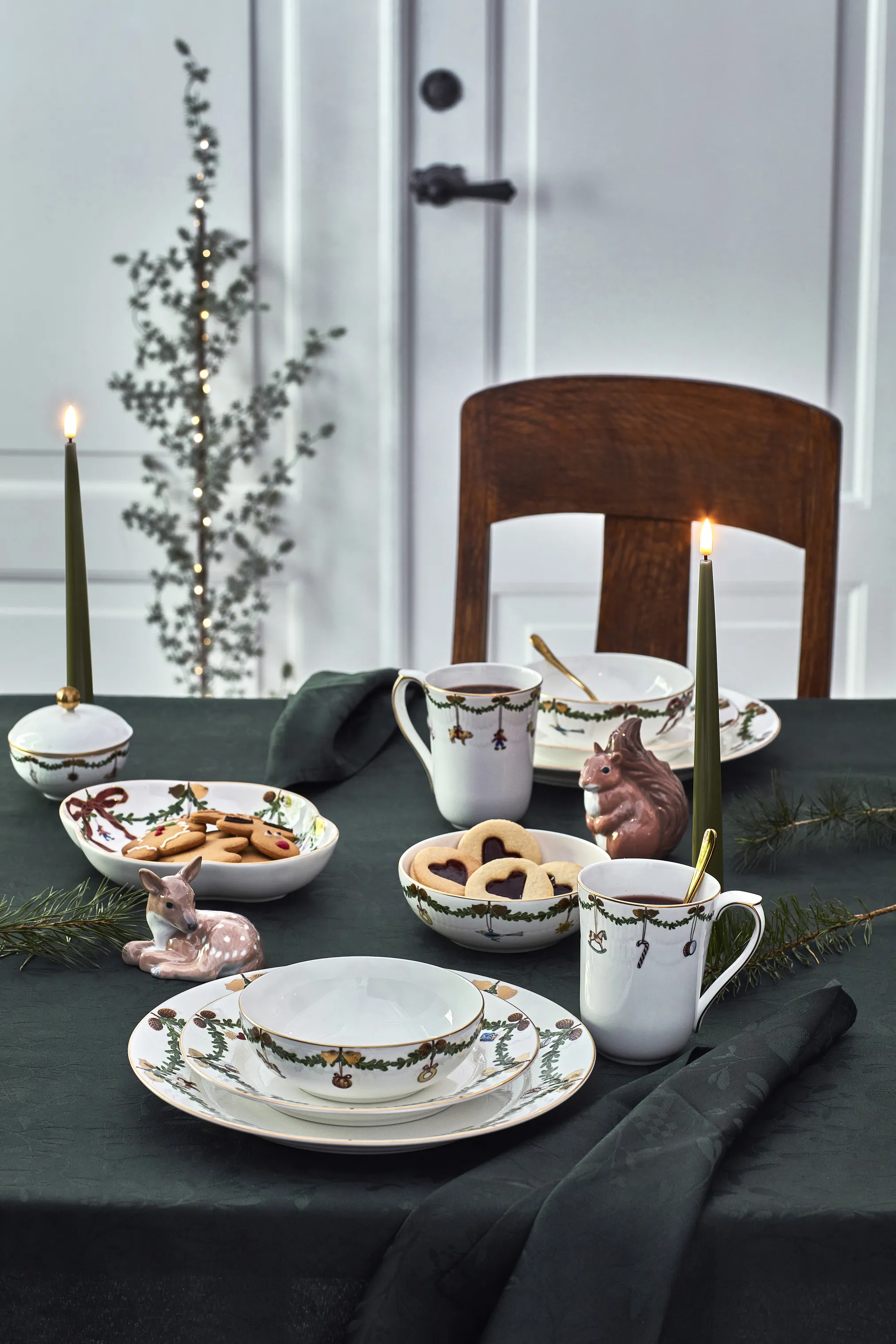 Royal Copenhagen Stjerne Riflet Jul Middagstallerken