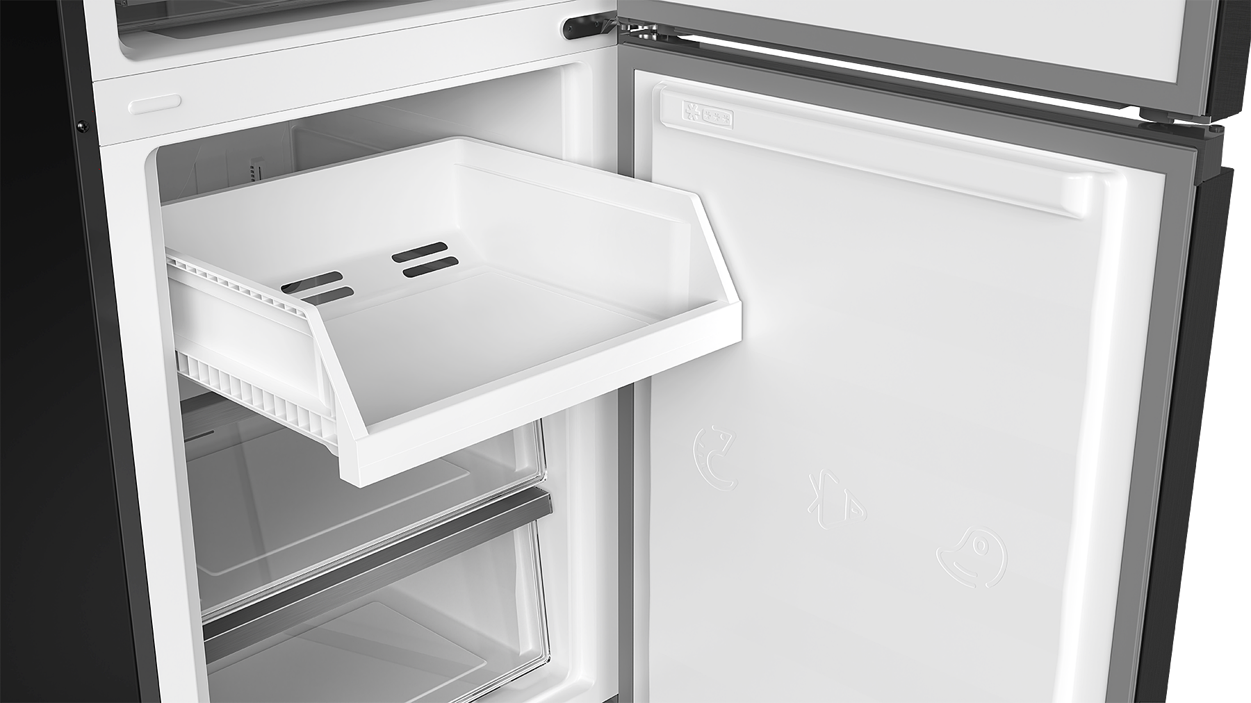 Friac Koel-vriescombinatie UD3700DIXNF - 405 L -  Inox - No Frost