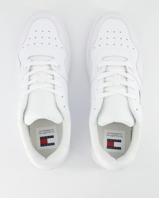 Tommy Hilfiger Jeans TJM Retro Basket ESS Sneaker in Weiß