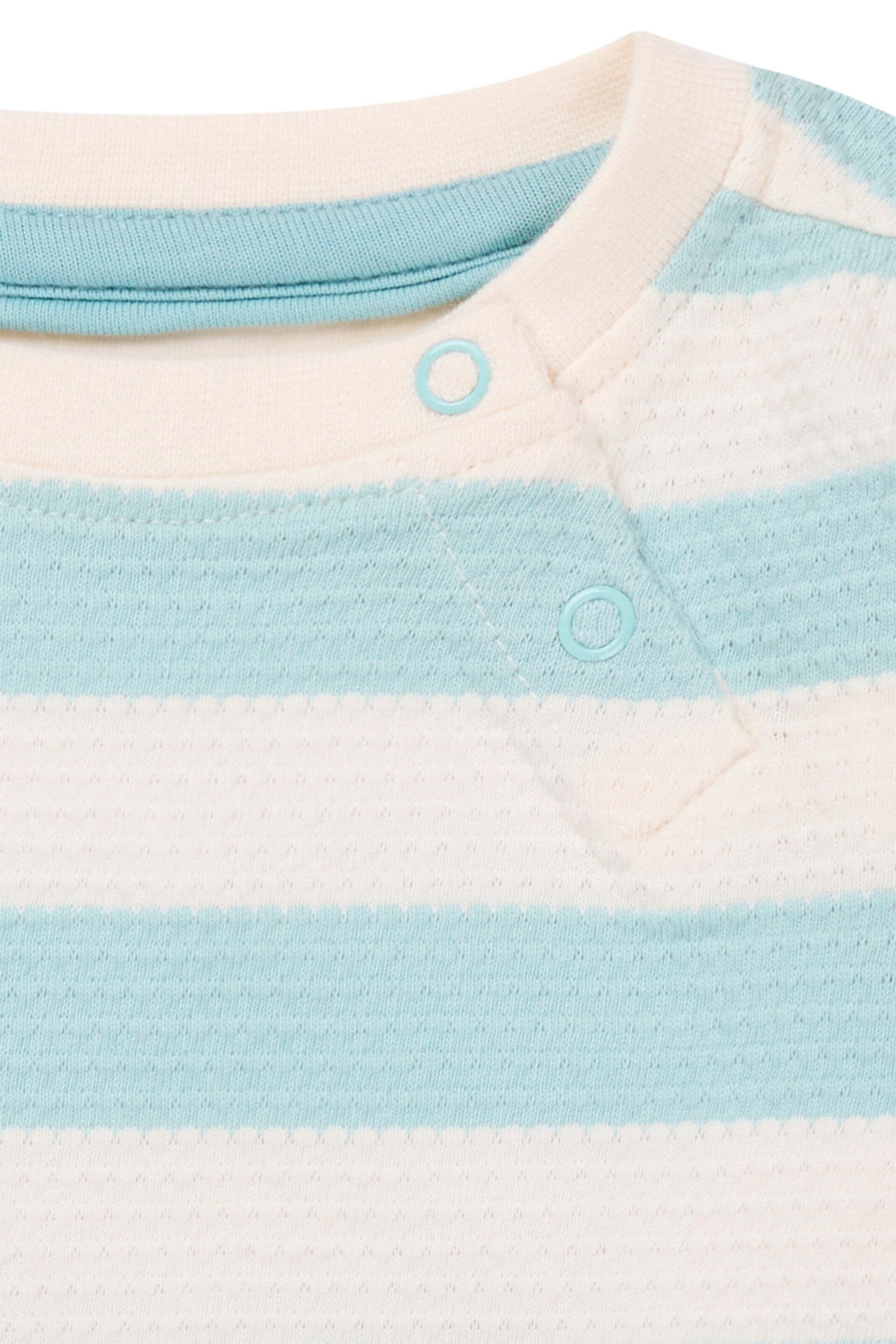 Noppies Baby Langarmshirt Ogden Stripe pattern Light Blue