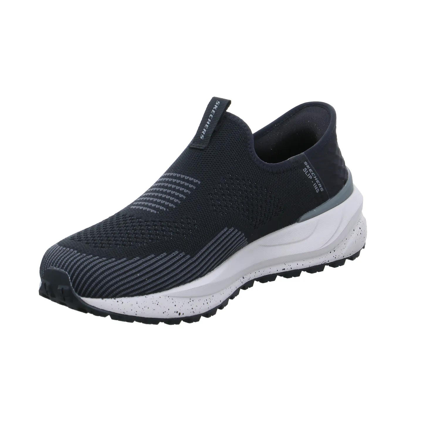 SKECHERS Halbschuh-Schlüpfer Schwarz Synthetik