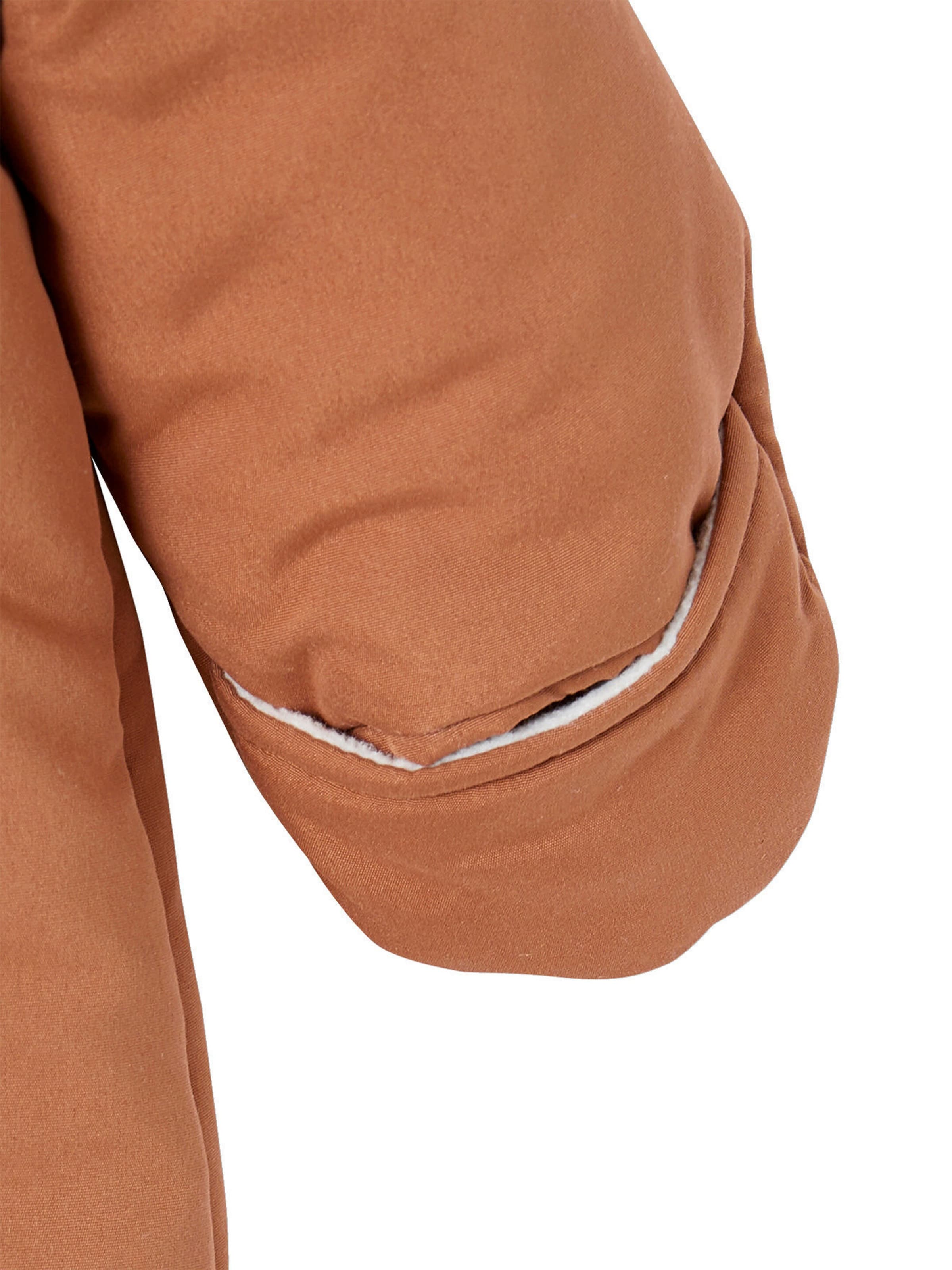 Vertbaudet Baby Winter-Overall mit Fleecefutter, Wattierung Recycling-Polyester schokolade
