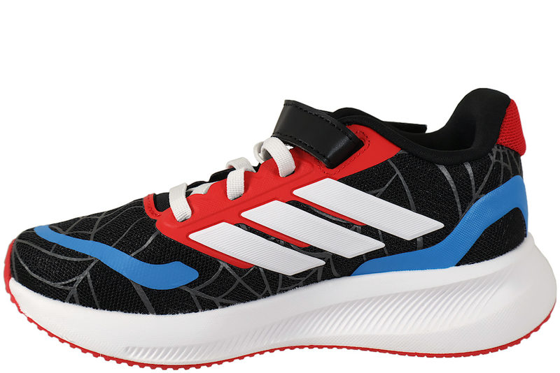 ADIDAS RUNFALCON SPIDER-MAN EL C KONDISKO I SORT TEKSTIL