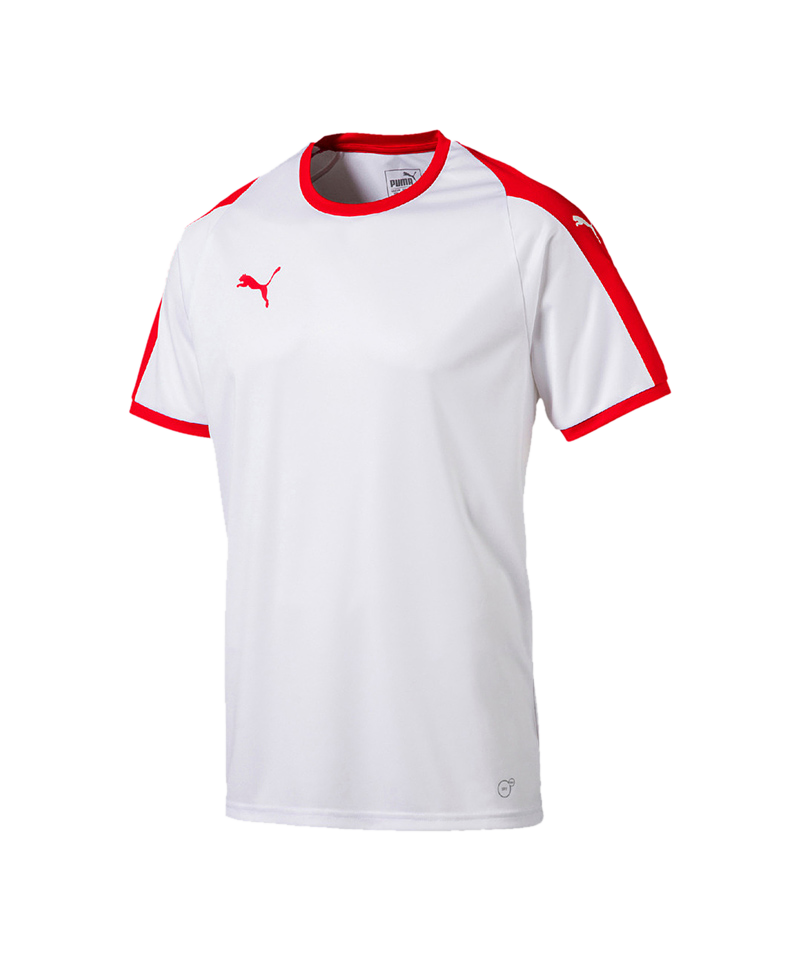 PUMA LIGA Trikot kurzarm Weiss Rot F11