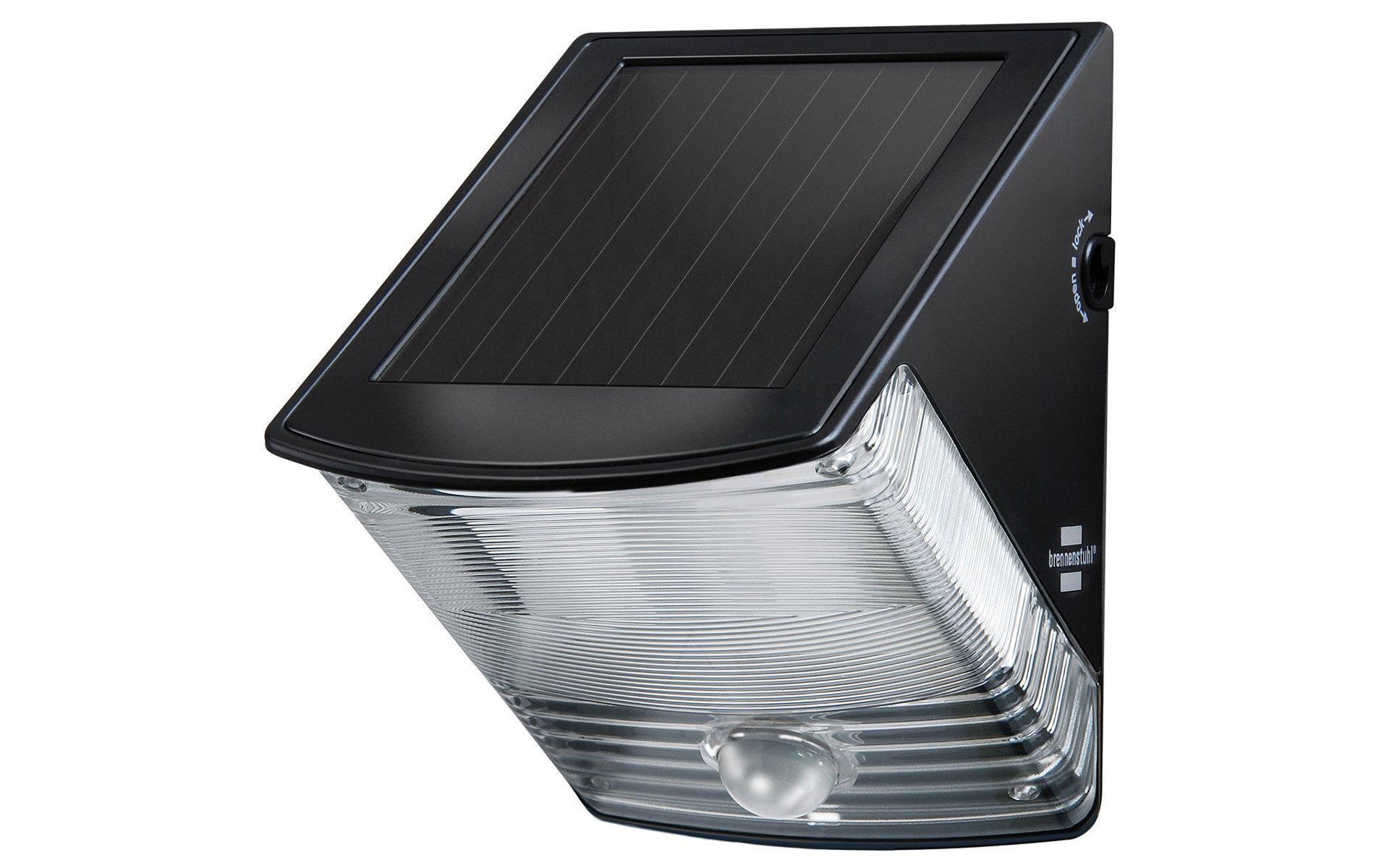 Wandleuchte LED SOL 04 Plus B SolarSolarleuchte mit Infrarot-Bewegungsmelder, grau/weiss
