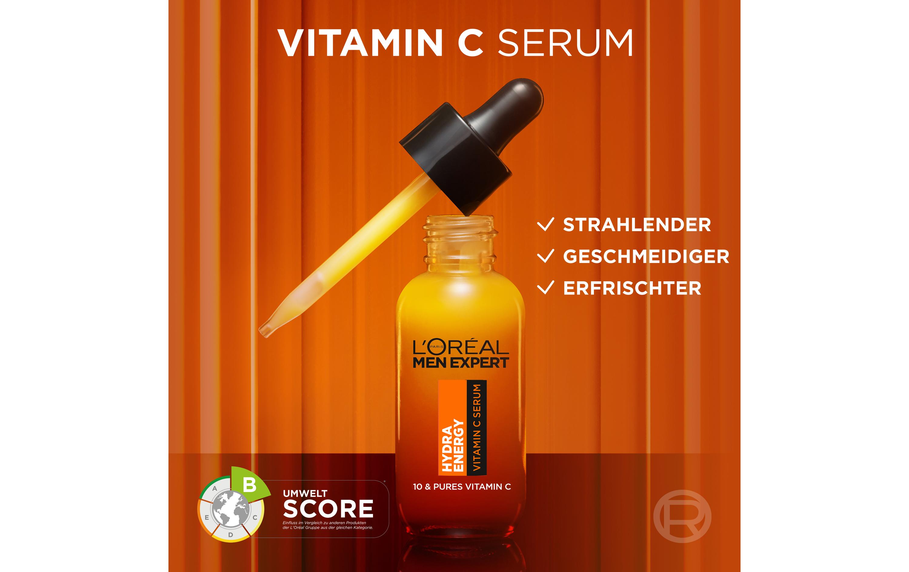 Gesichtsserum Hydra Energy Vitamin C 30 mlSerum erfrischt die Haut und sorgt für ein strahlendes Aussehen