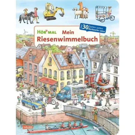 Carlsen Verlag Hör mal (Soundbuch): Mein Riesenwimmelbuch
