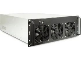 Inter-Tech 4F28 Mining - Rack-monterbar - 4U - udvidet ATX - ingen strømforsyning (ATX) - USB